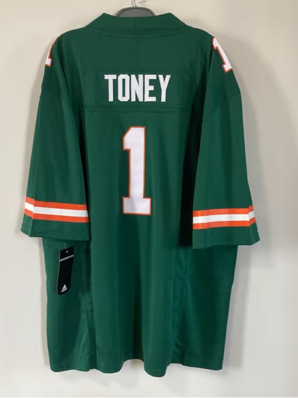 Malachi Toney Green Stitched Jersey Vapor